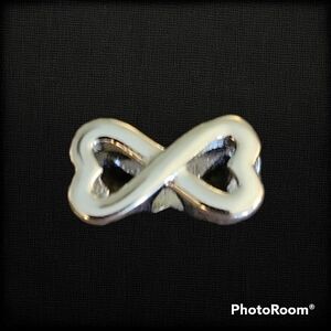 Jcm Stainless Steel Eternity Heart Valentine's Slider Charm
